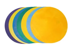 12" 600Grit Resin Diamond Pre-Polishing Smoothing Pads Magnetic backing