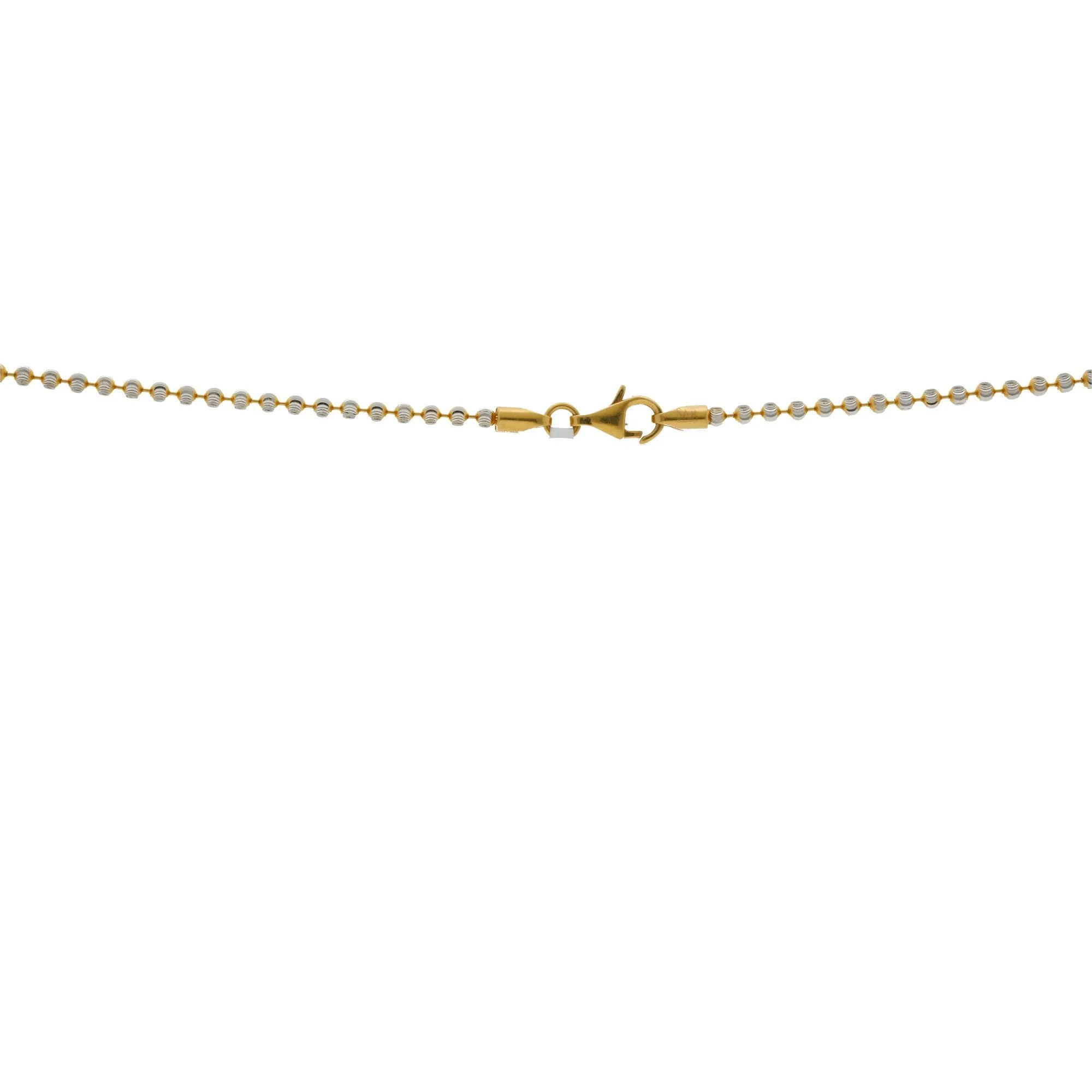 22K Yellow Multi Tone Gold Alegra Chain