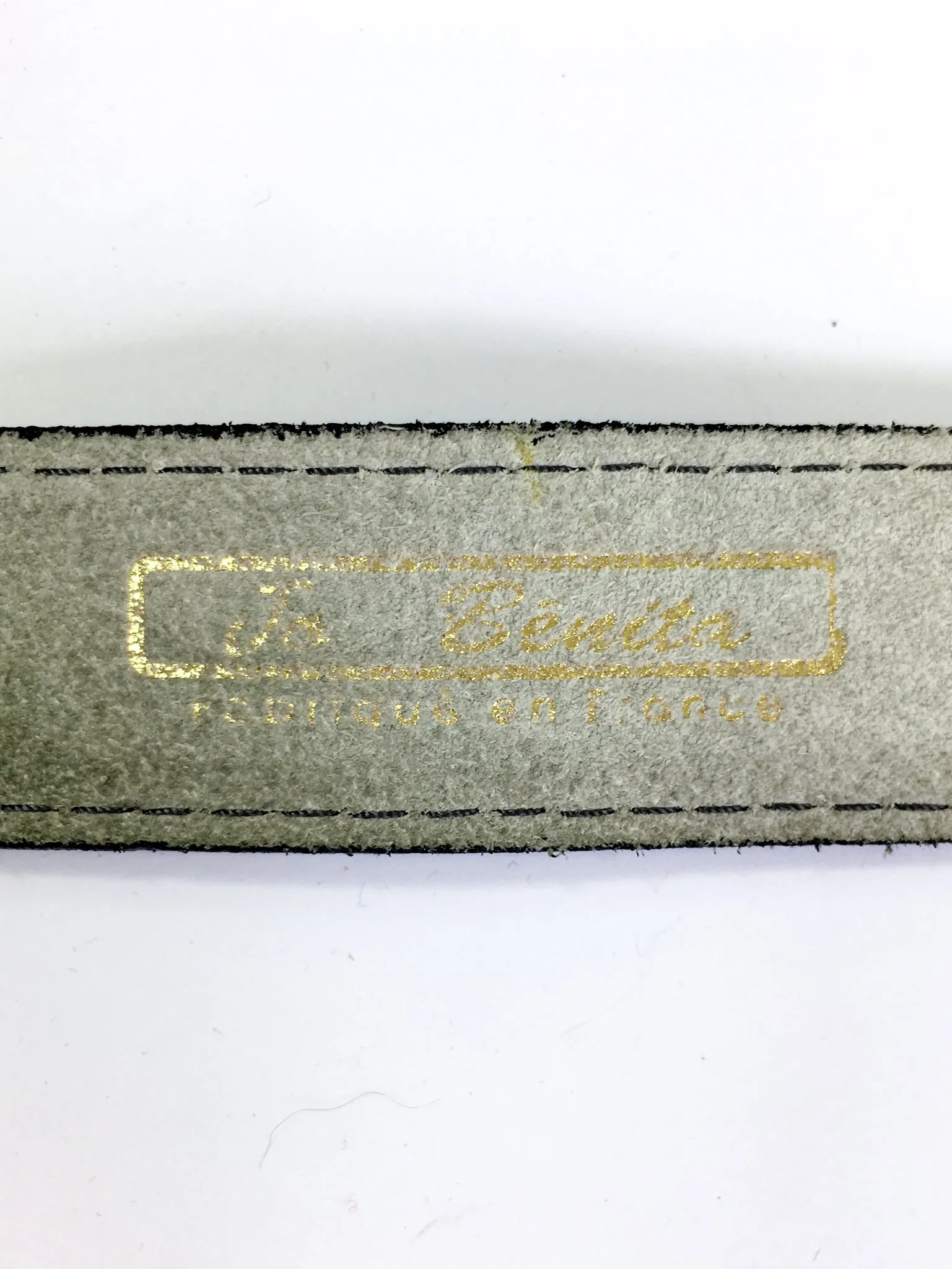 80s vintage leather waist belt