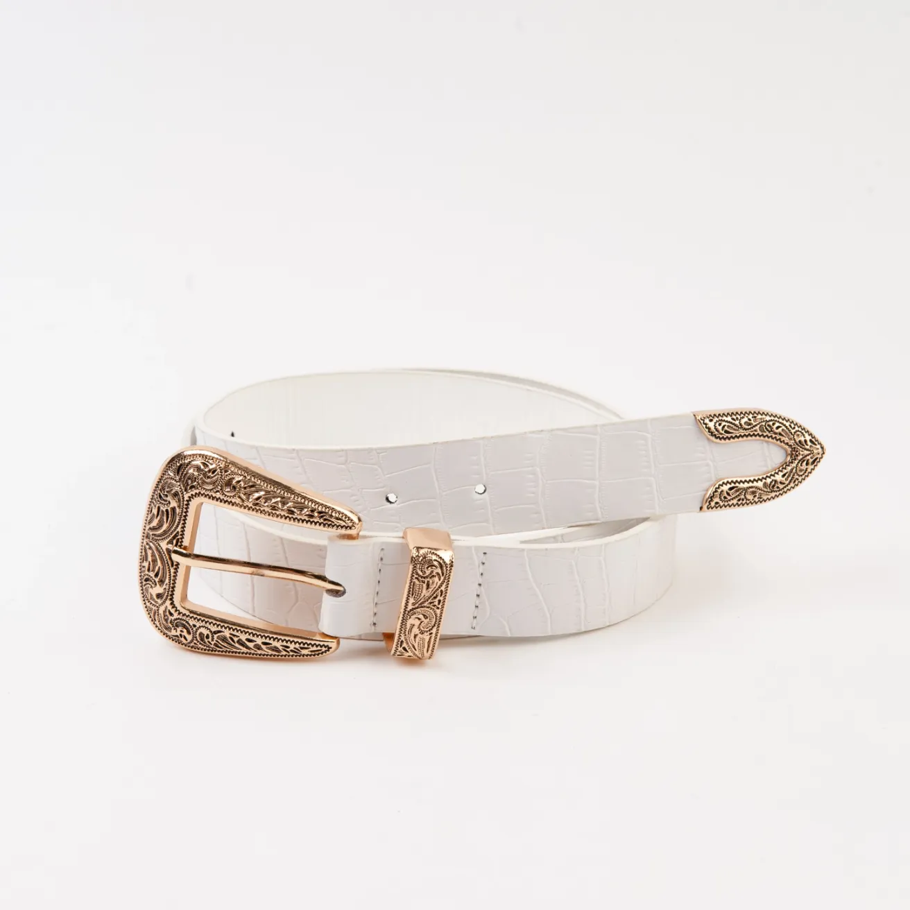 Amalfie Belt in White