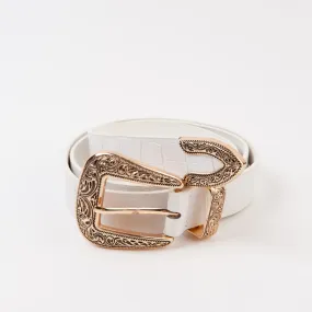 Amalfie Belt in White