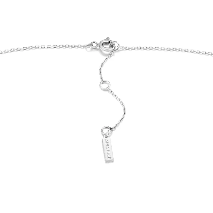 Ania Haie Sterling Silver Open Knot Necklace