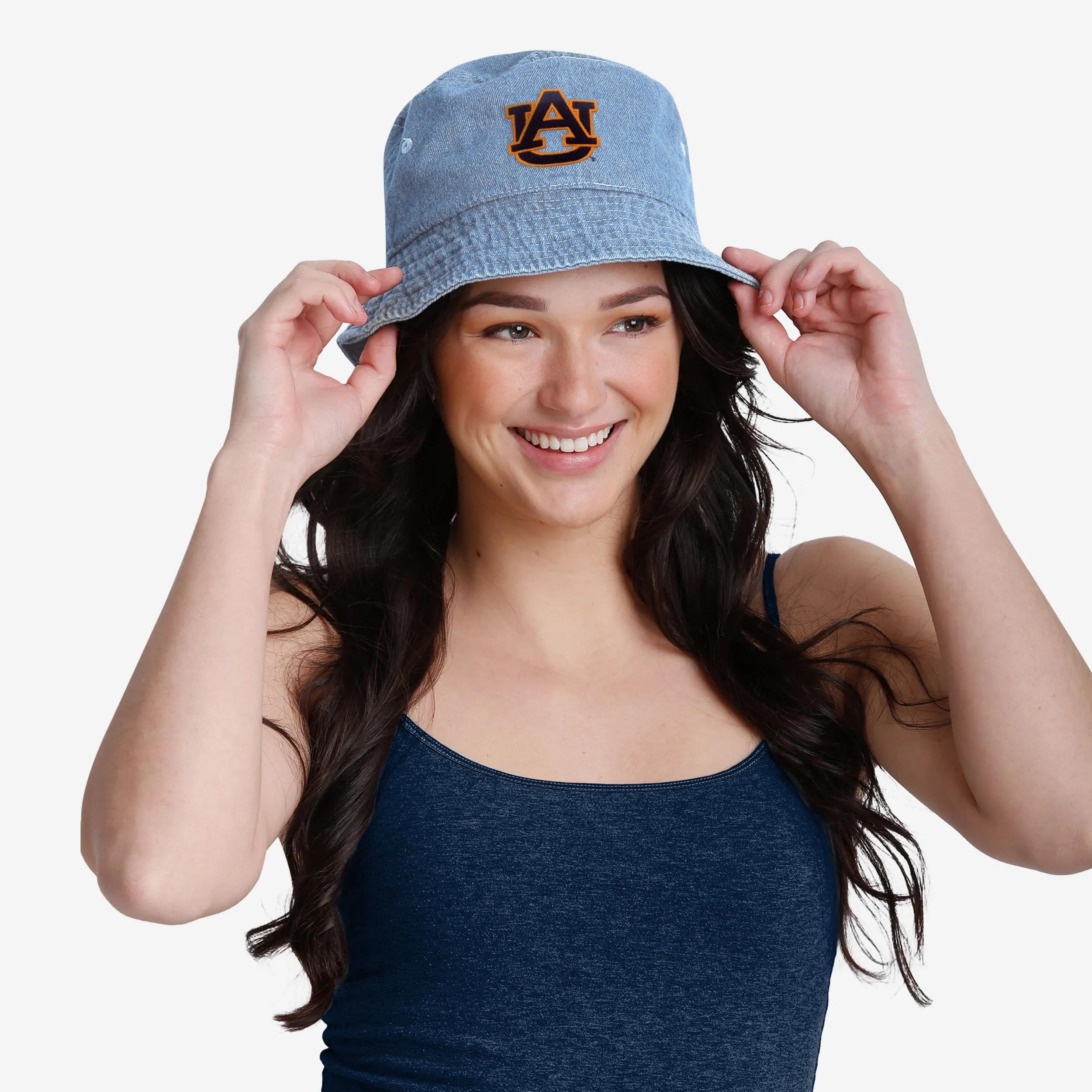 Auburn Tigers Denim Bucket Hat