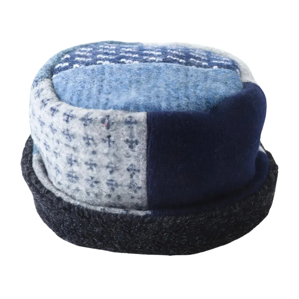 Baabaazuzu Rolled Pillbox Denim Hat