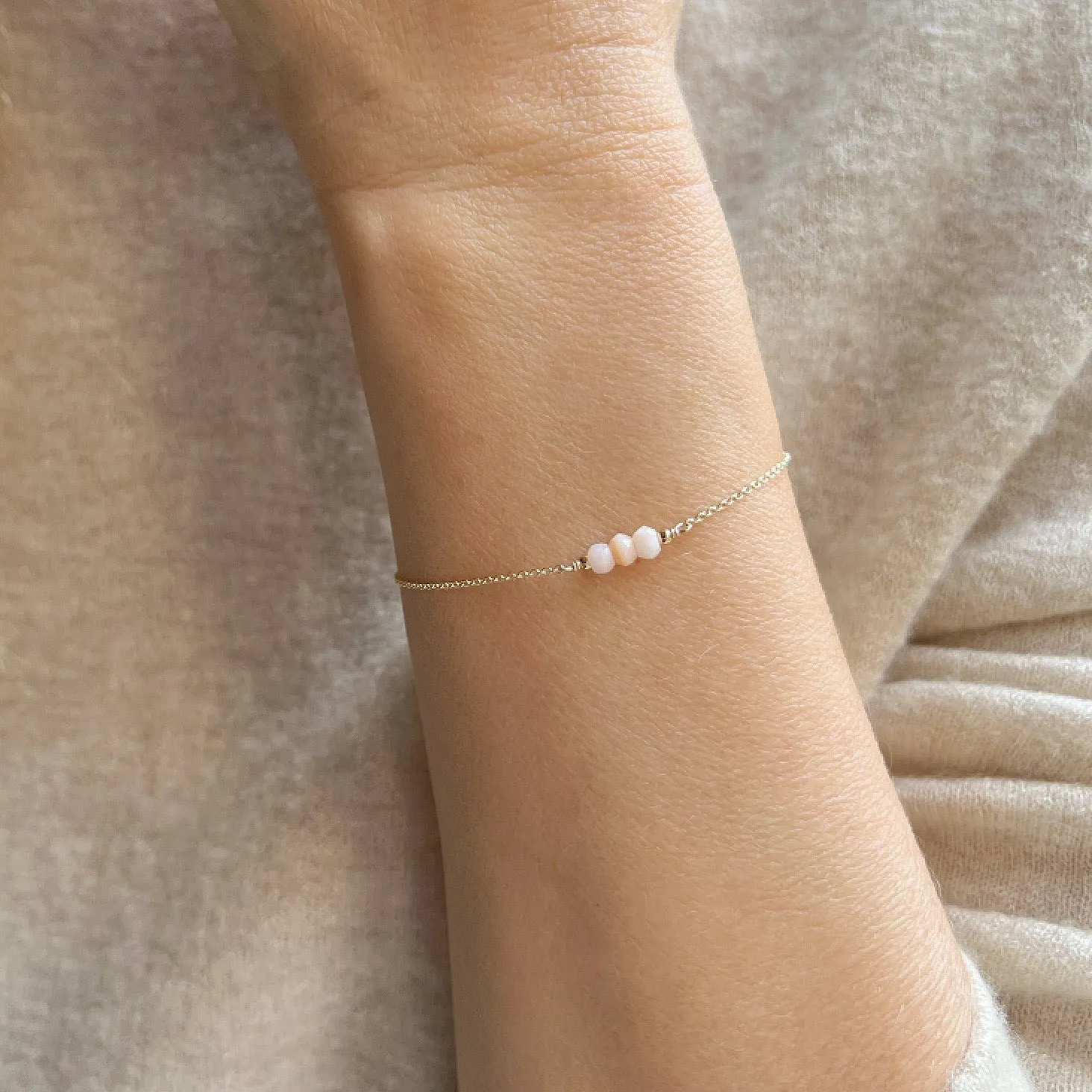 Baby Pink Opal Bracelet