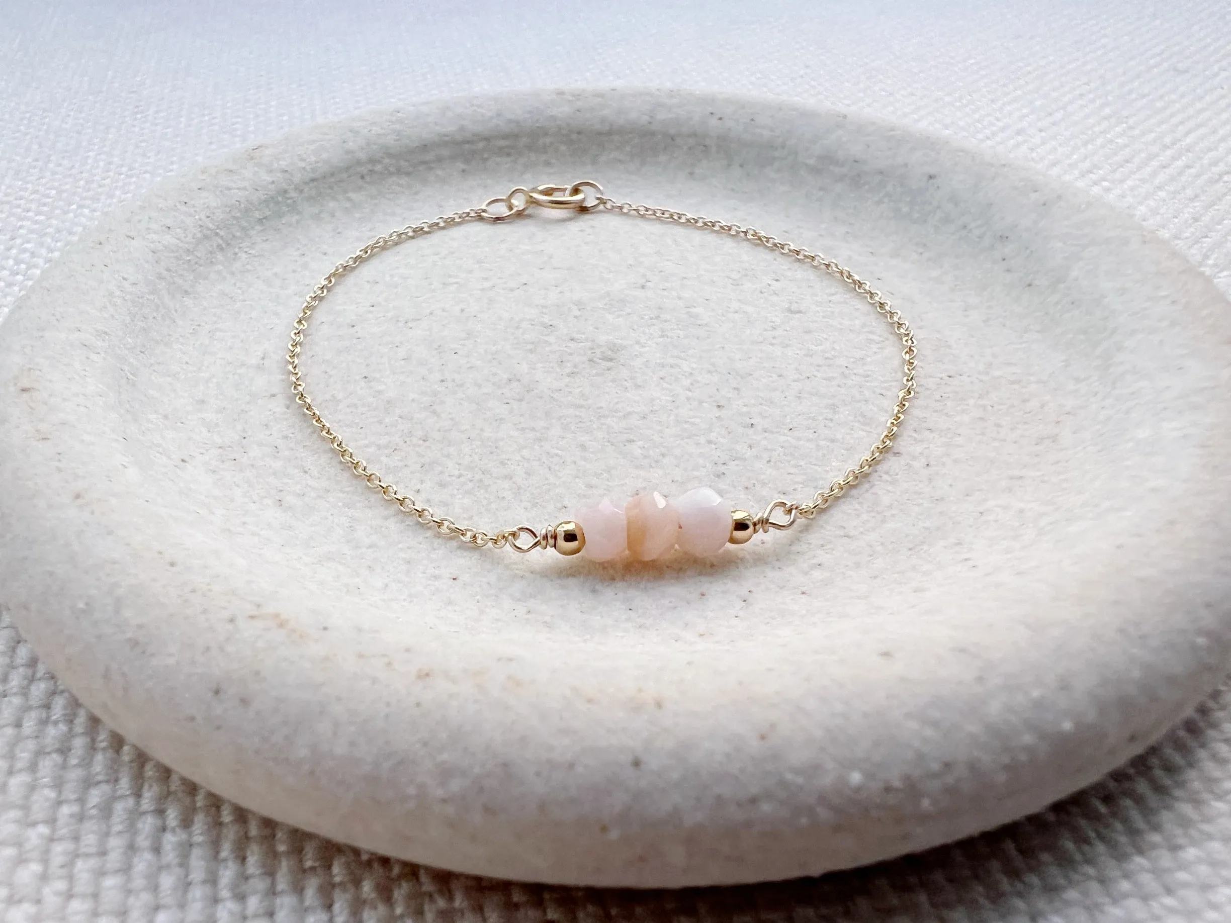 Baby Pink Opal Bracelet
