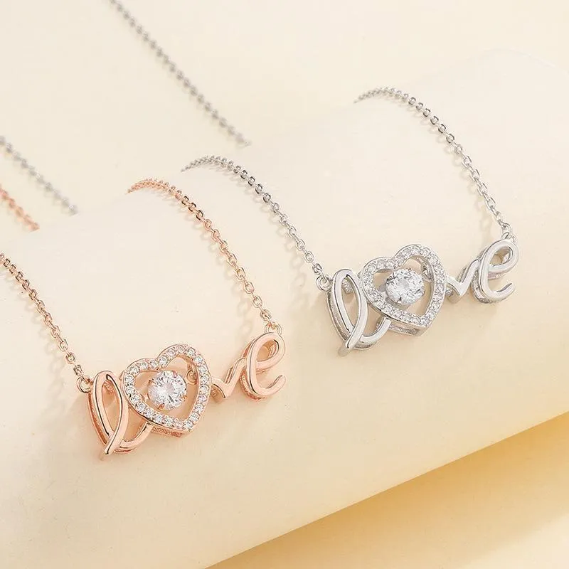 Beating Heart S925Silver Necklace