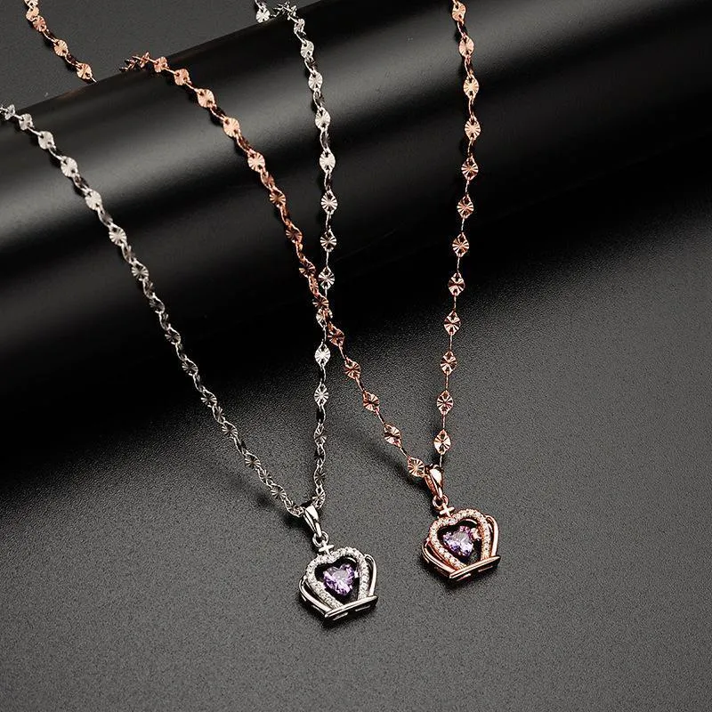 Beating Heart S925Silver Necklace