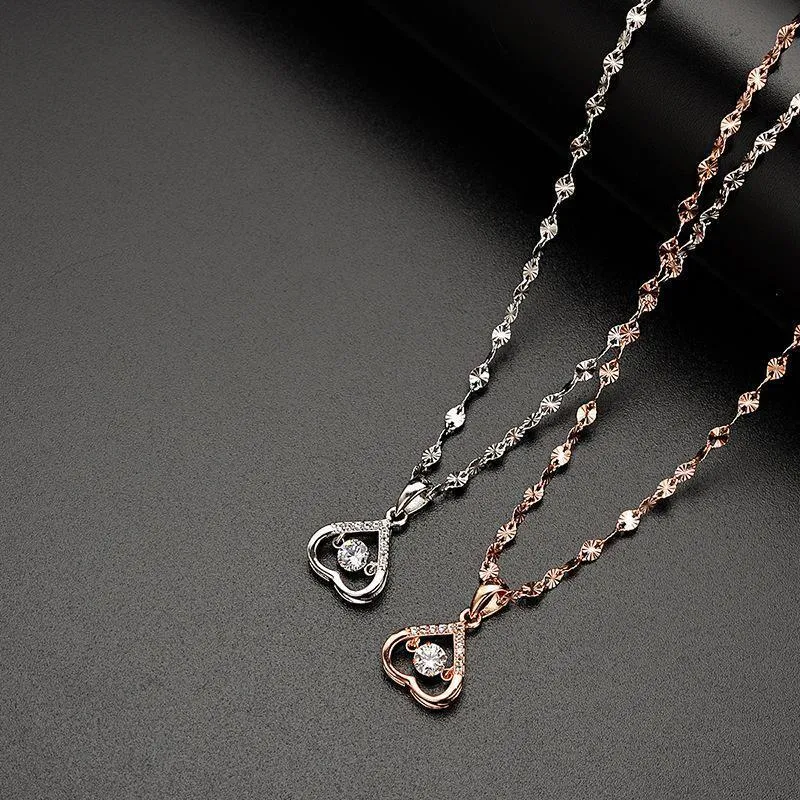 Beating Heart S925Silver Necklace
