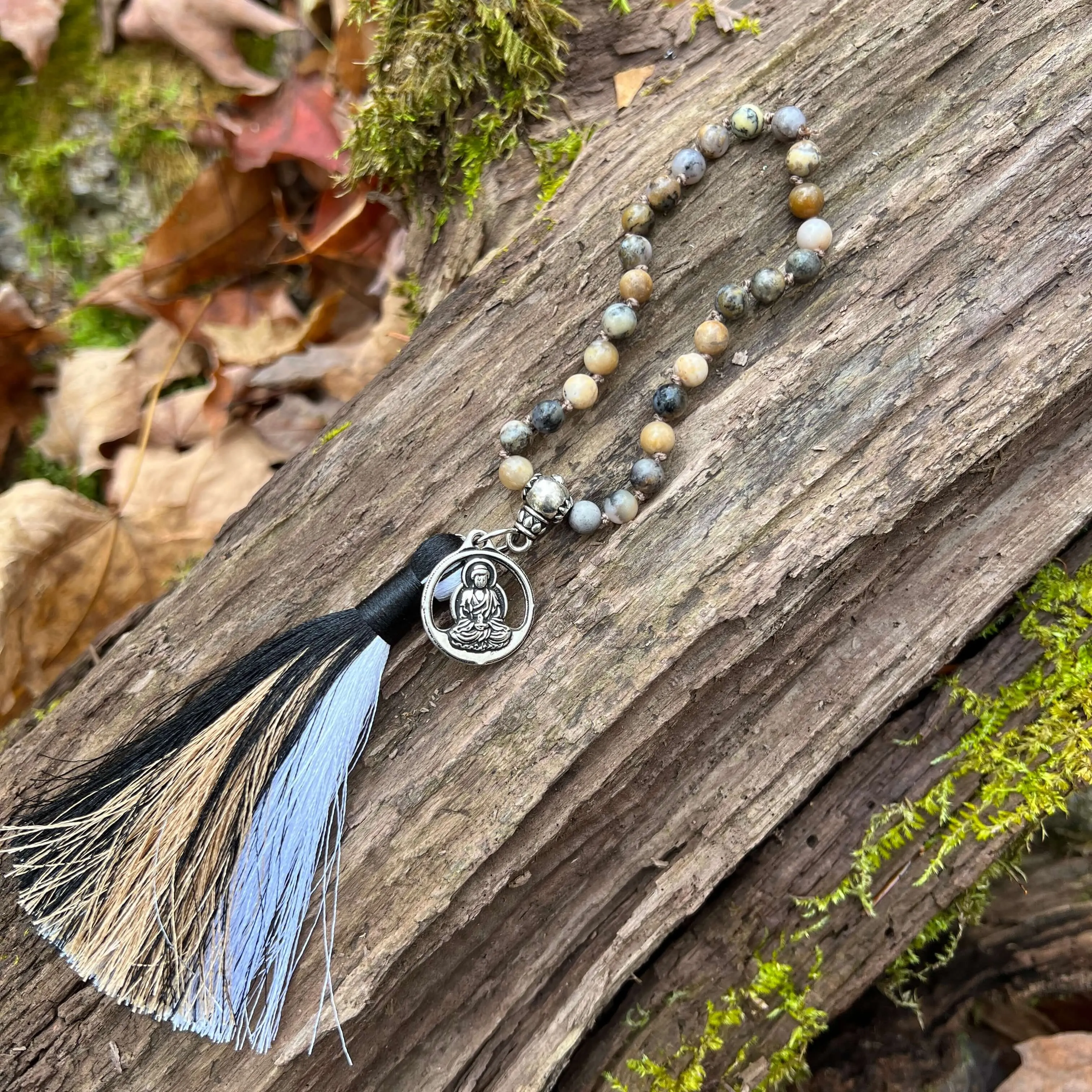 Black Moss Opal Intention Bracelet