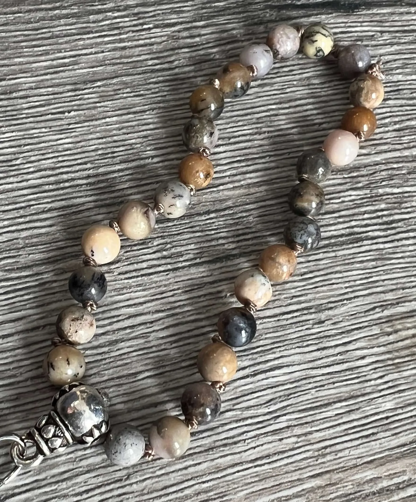 Black Moss Opal Intention Bracelet