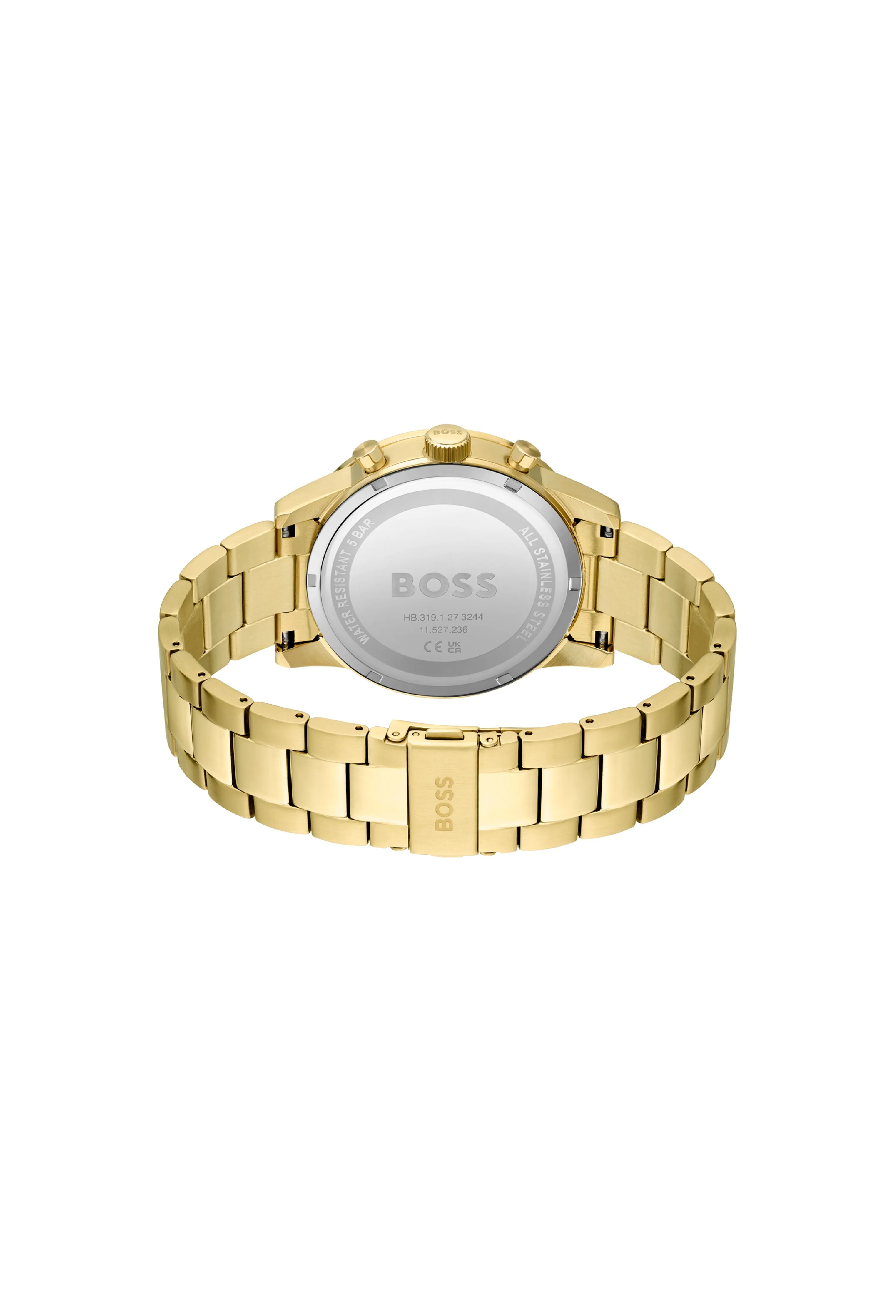BOSS Mens Allure Green Chronograph Dial Bracelet Watch