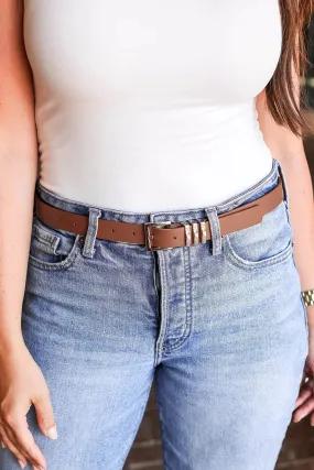 Brown & Gold Elegant Belt
