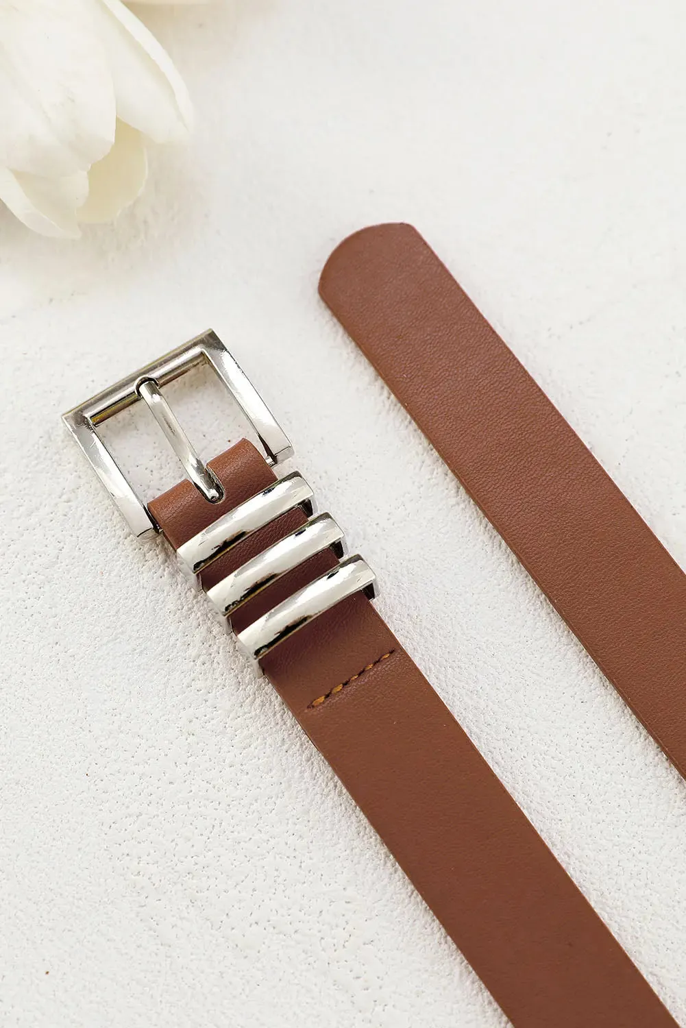 Brown & Gold Elegant Belt
