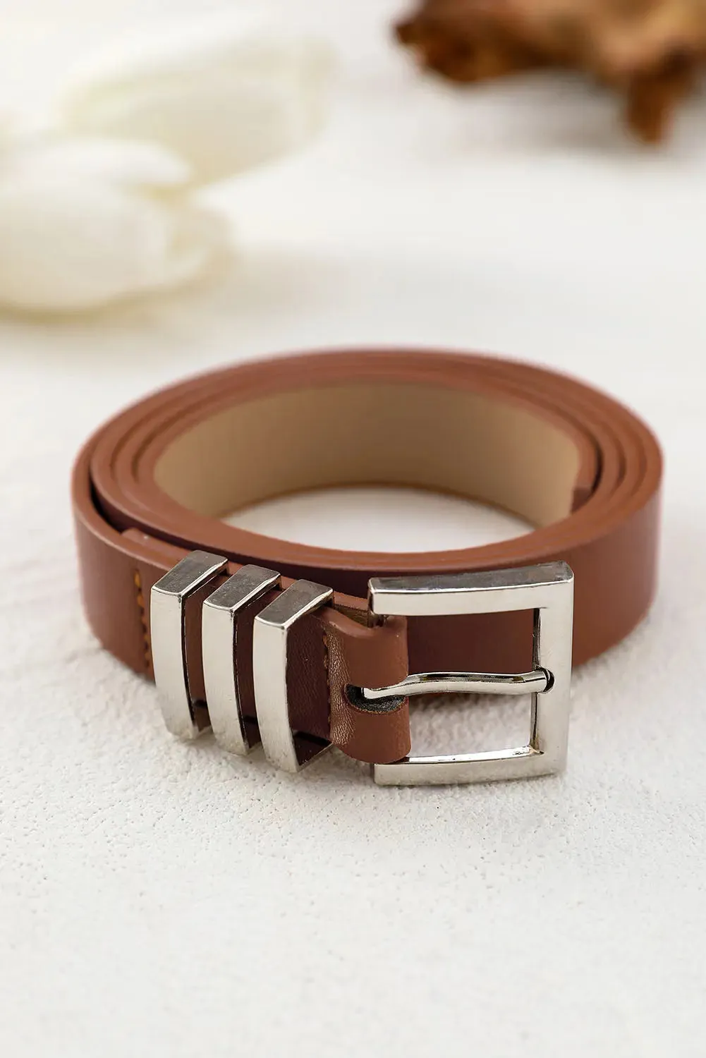 Brown & Gold Elegant Belt