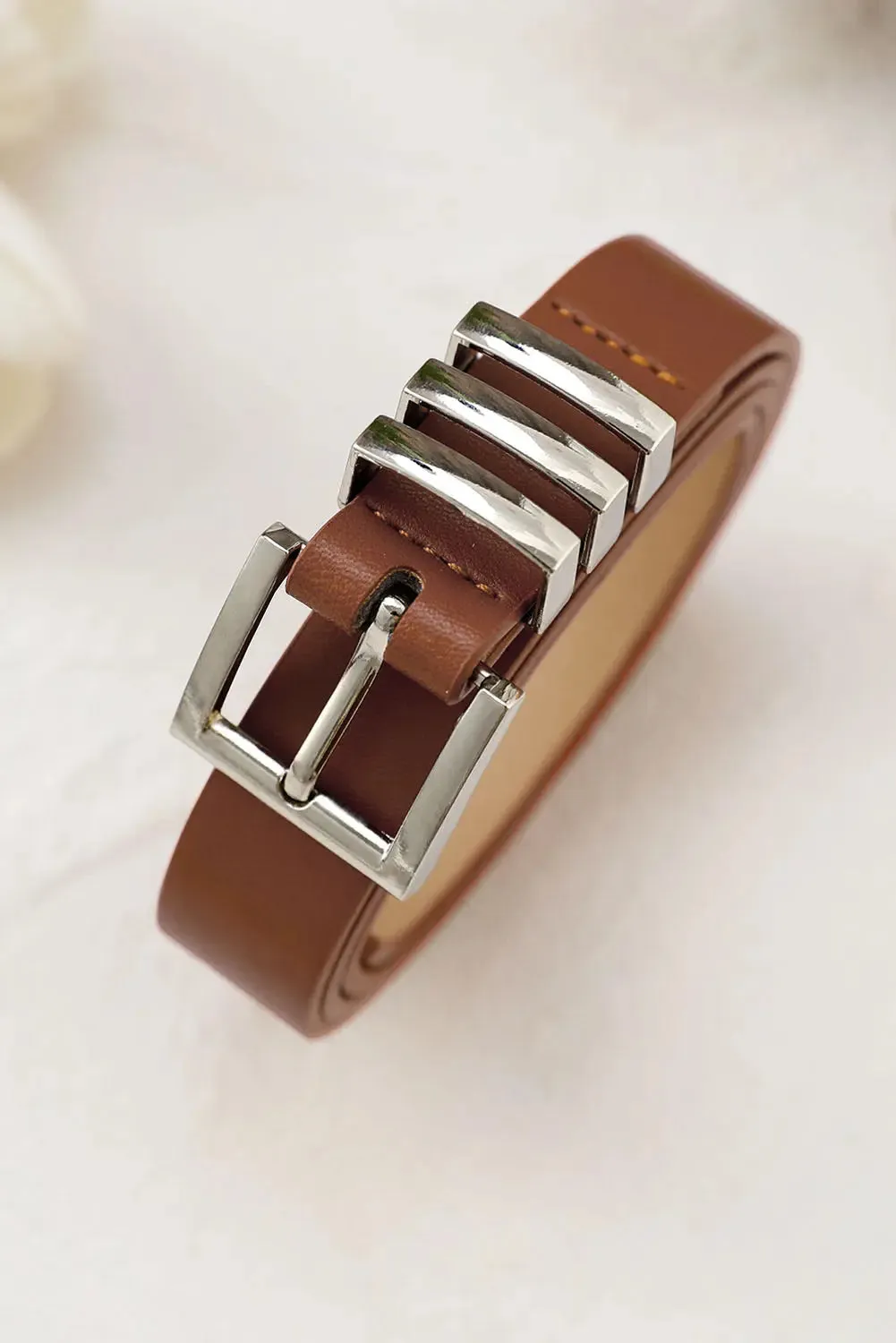 Brown & Gold Elegant Belt
