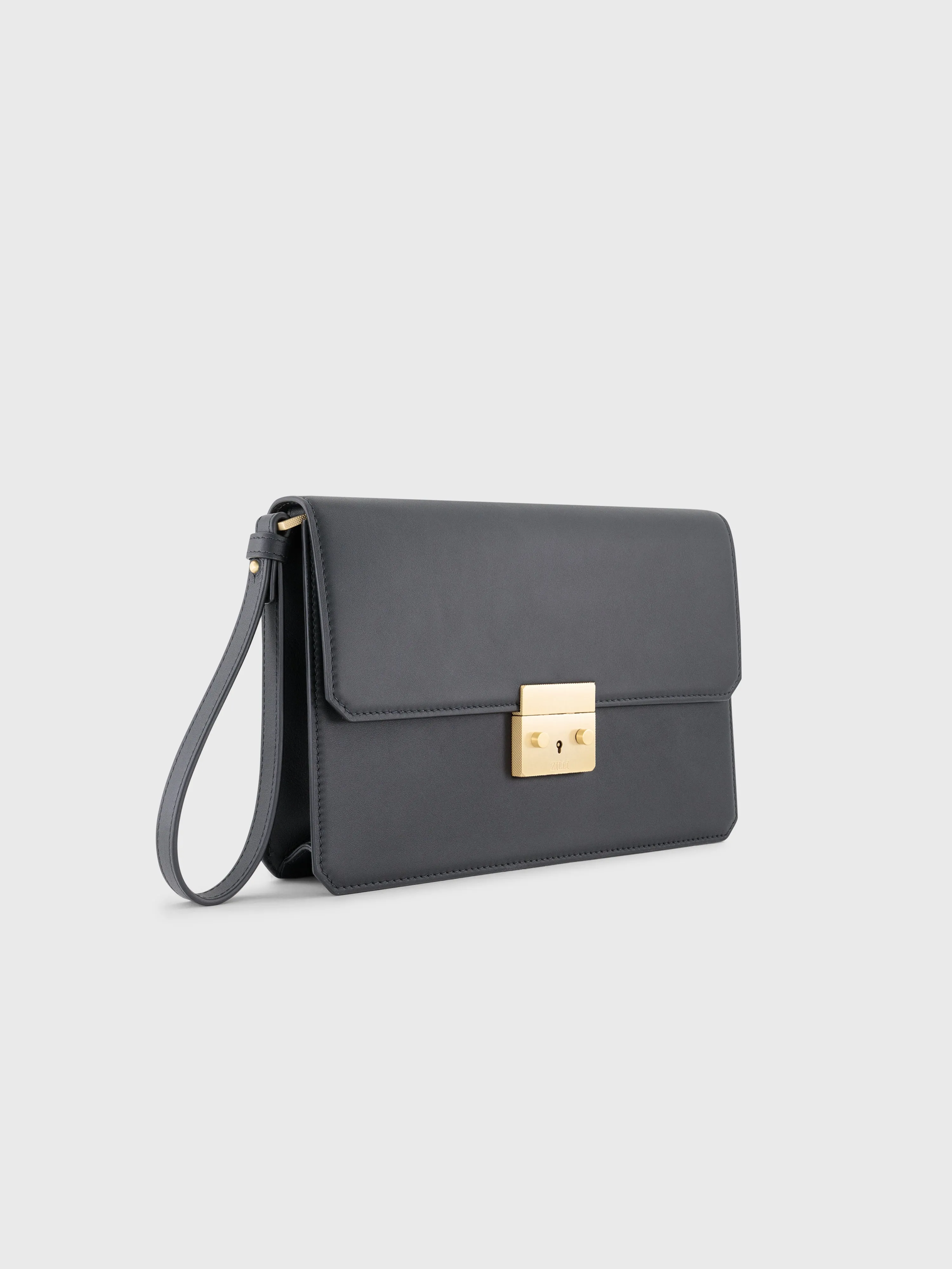 Calfskin Clutch Bag Black