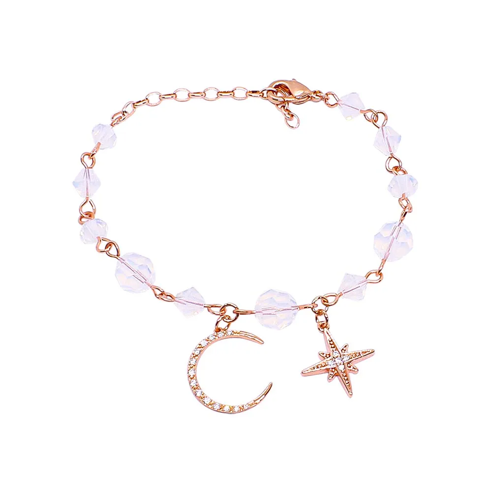 Callista Moon And Star Bracelet