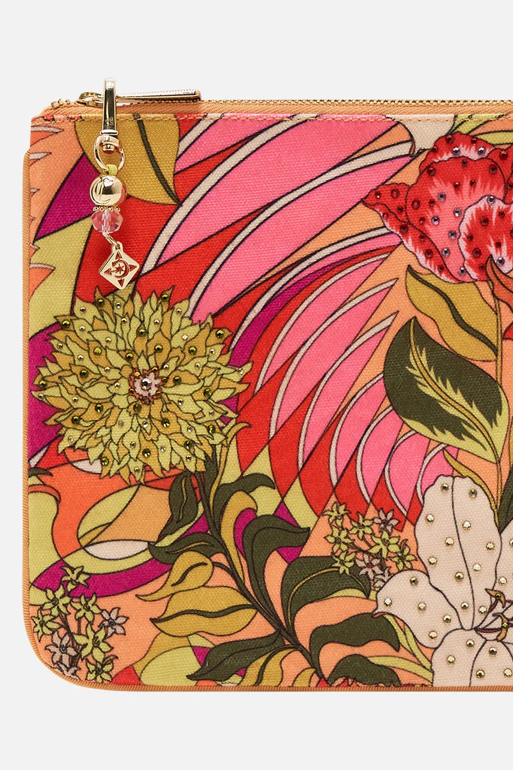 CAMILLA - Small Canvas Clutch THE FLOWER CHILD SOCIETY