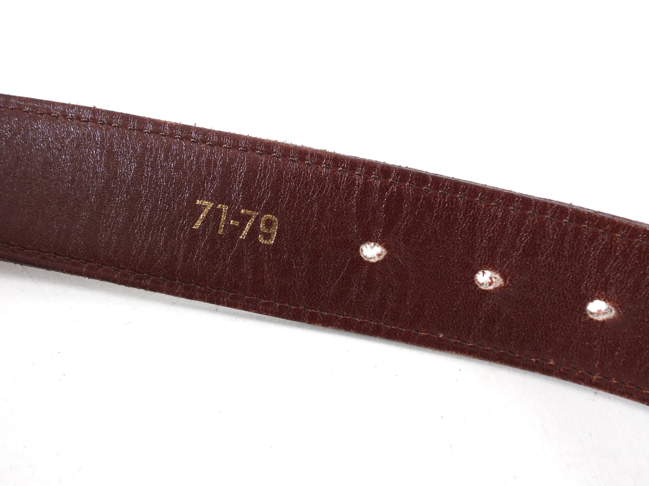 Cartier Les Must de Cartier Vintage Burgundy Leather Belt - 28-31"