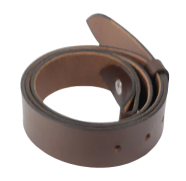 Chestnut 1.25 Inch (32mm) Buckleless Leather Belt Strap