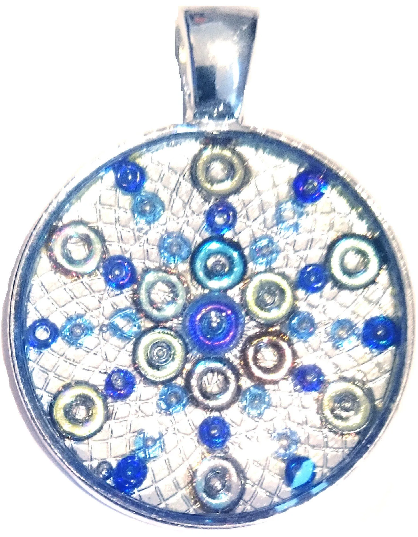 Clarity - silver plated pendant and necklace