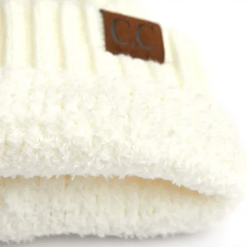 Classic Fuzzy Lined CC Beanie (HAT25) - Rose