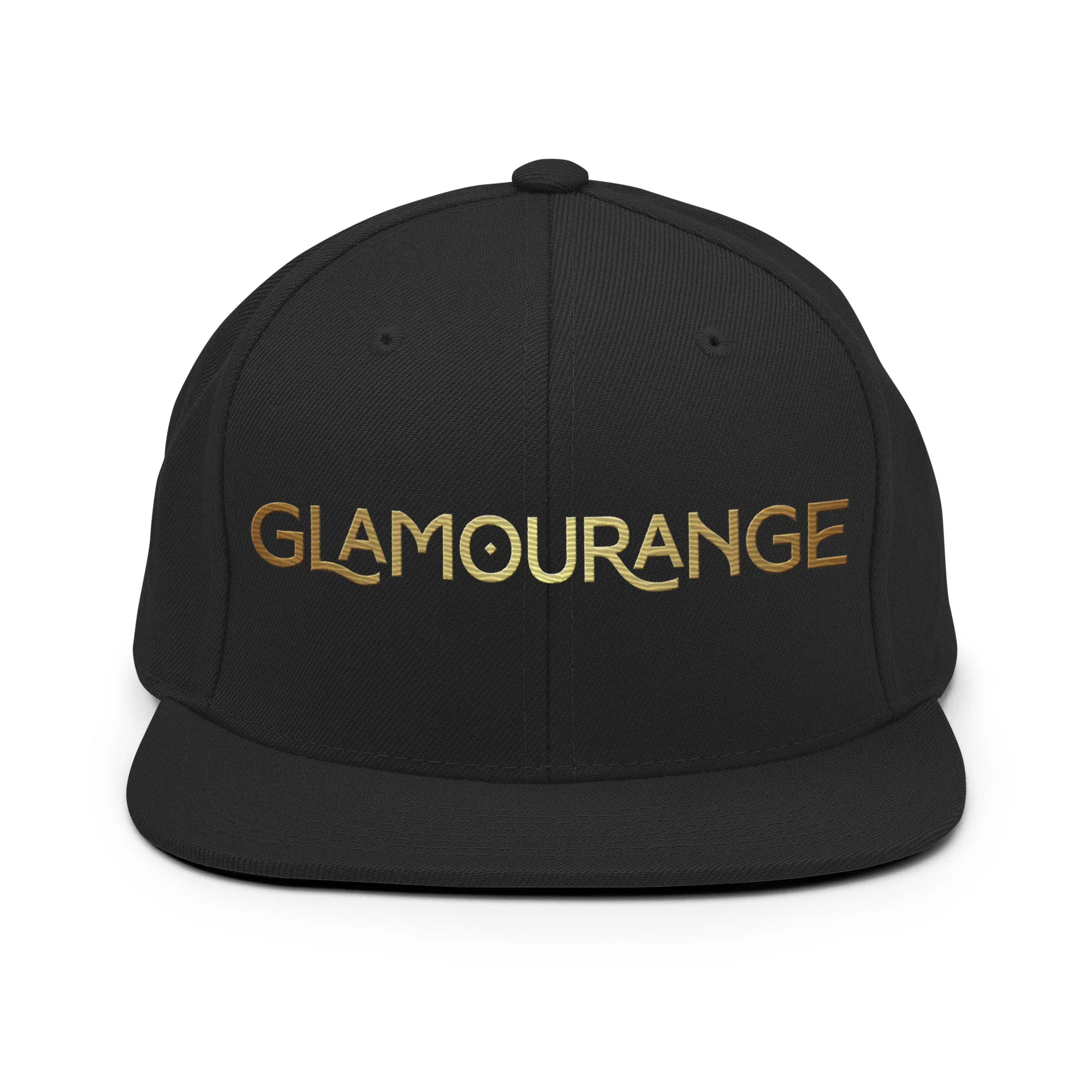 Classic Snapback Hat (Glamourange Limited Editions: Large Logo - 001 Model)