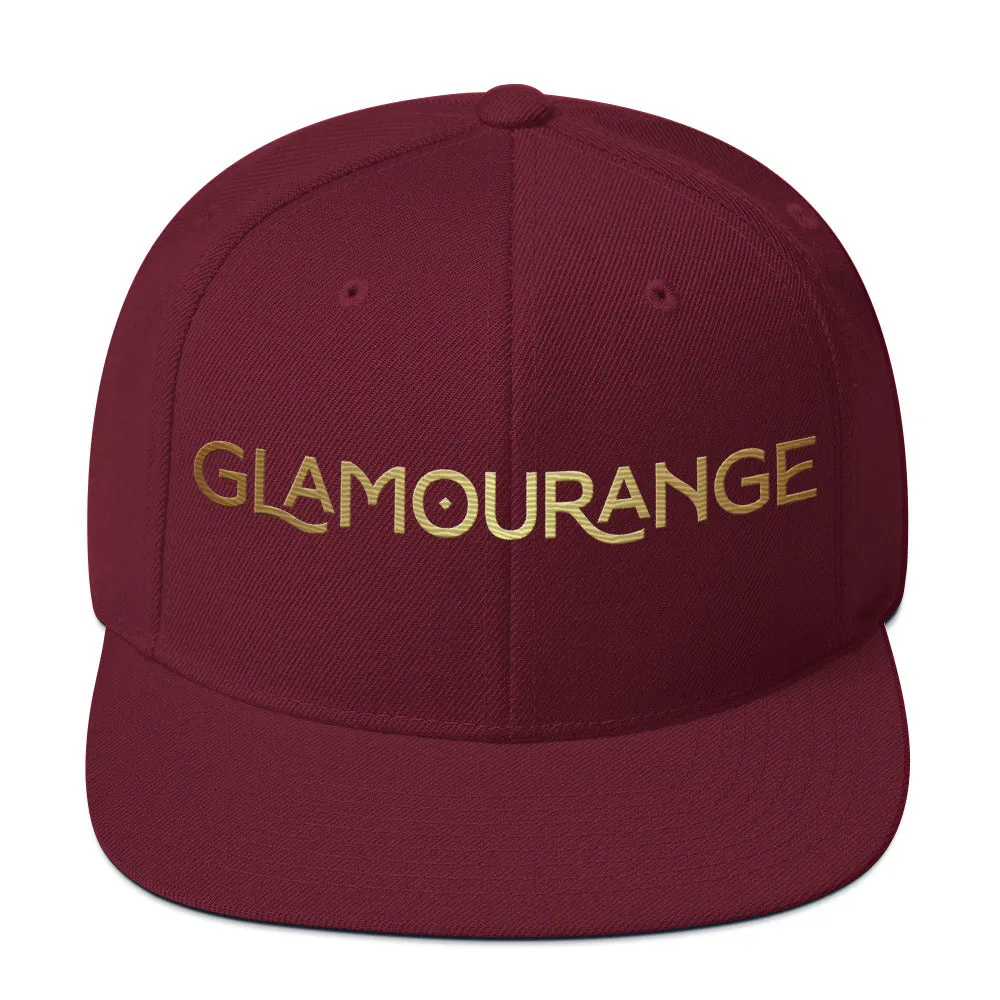 Classic Snapback Hat (Glamourange Limited Editions: Large Logo - 001 Model)