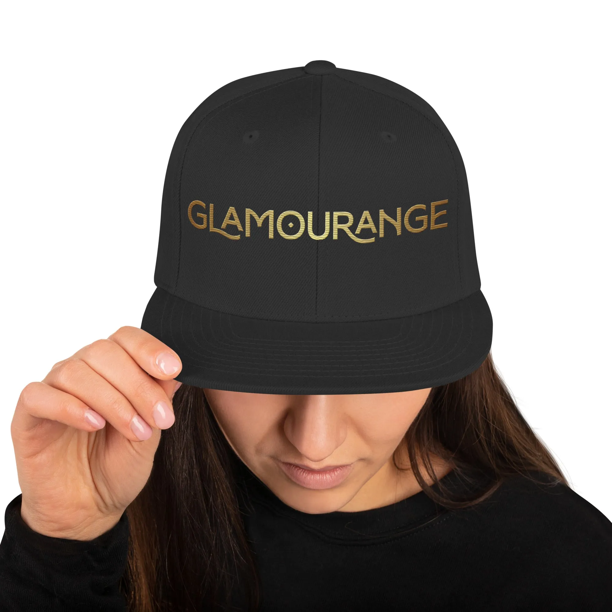 Classic Snapback Hat (Glamourange Limited Editions: Large Logo - 001 Model)