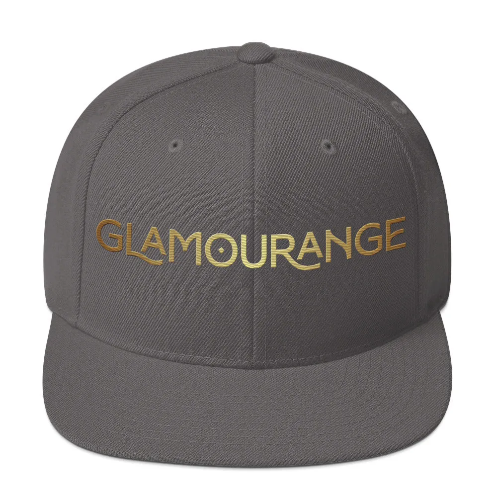 Classic Snapback Hat (Glamourange Limited Editions: Large Logo - 001 Model)