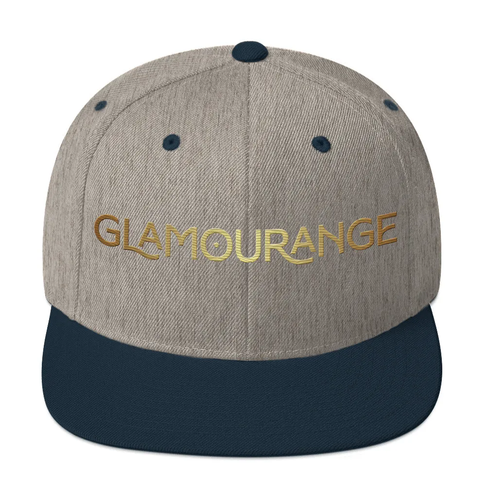 Classic Snapback Hat (Glamourange Limited Editions: Large Logo - 001 Model)