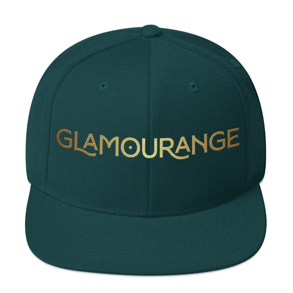 Classic Snapback Hat (Glamourange Limited Editions: Large Logo - 001 Model)