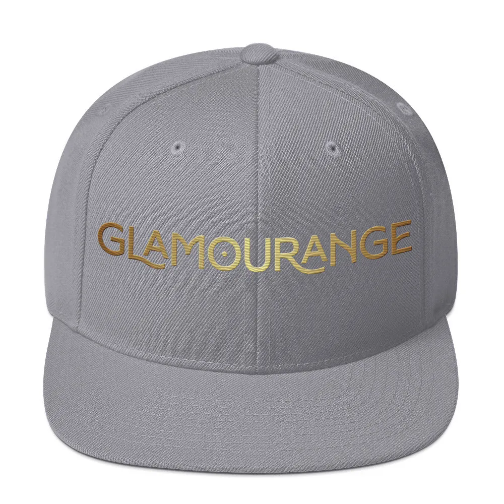 Classic Snapback Hat (Glamourange Limited Editions: Large Logo - 001 Model)