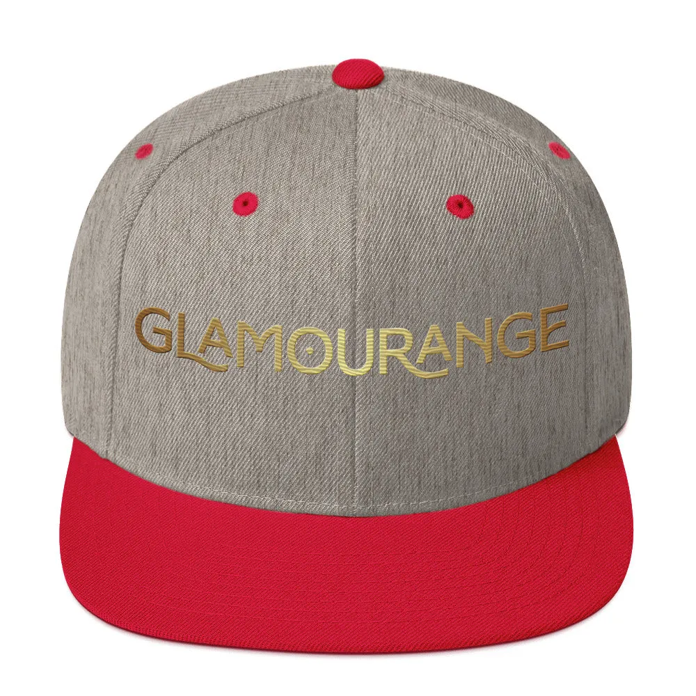 Classic Snapback Hat (Glamourange Limited Editions: Large Logo - 001 Model)