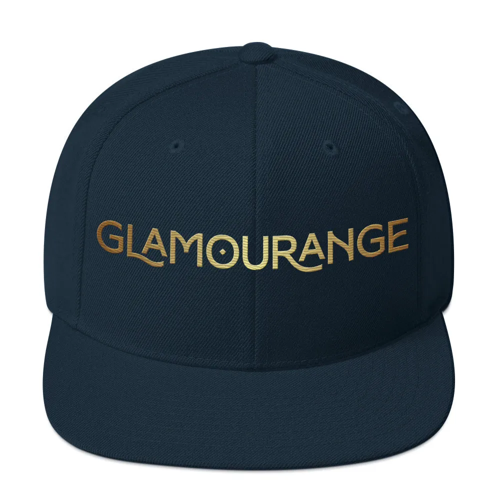 Classic Snapback Hat (Glamourange Limited Editions: Large Logo - 001 Model)