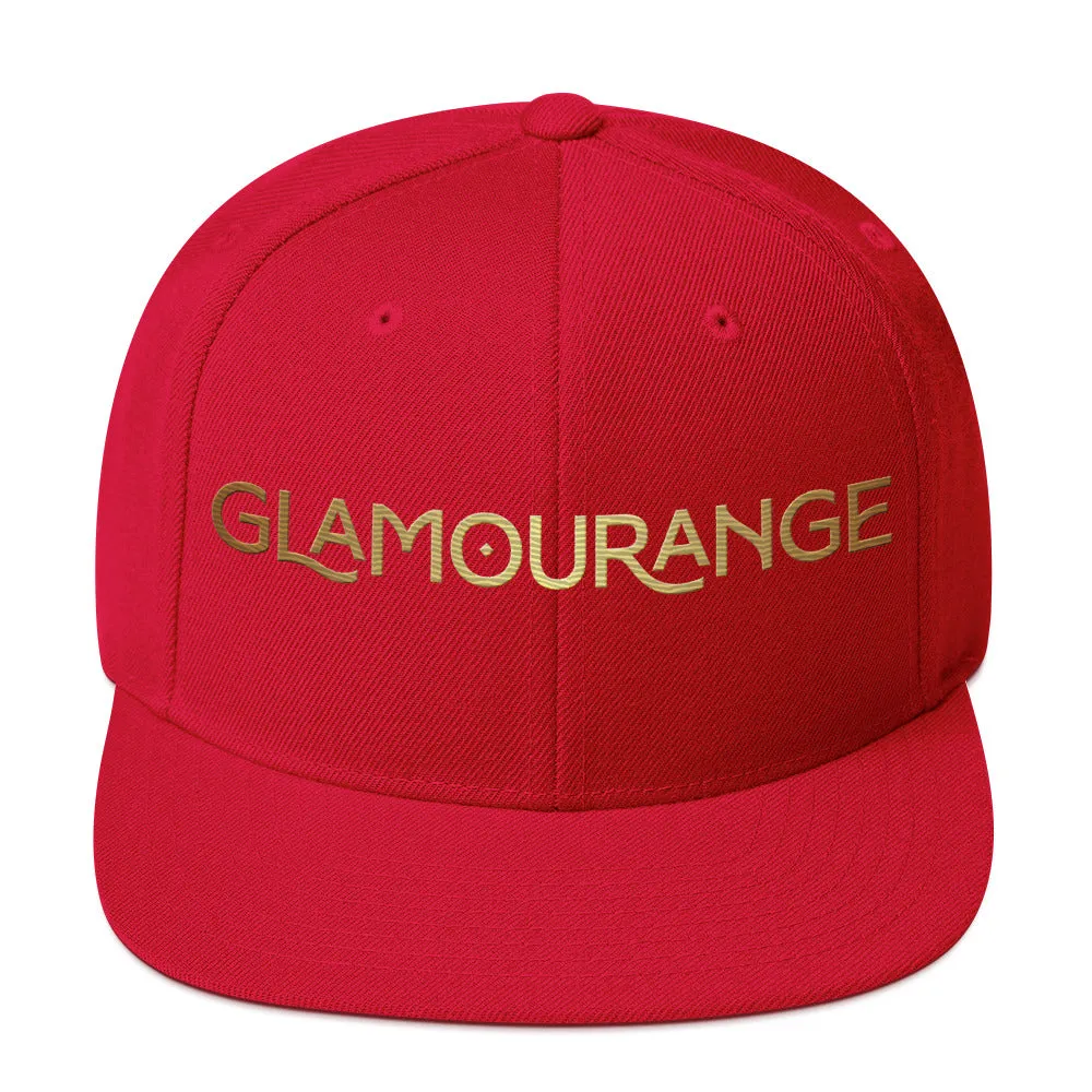 Classic Snapback Hat (Glamourange Limited Editions: Large Logo - 001 Model)