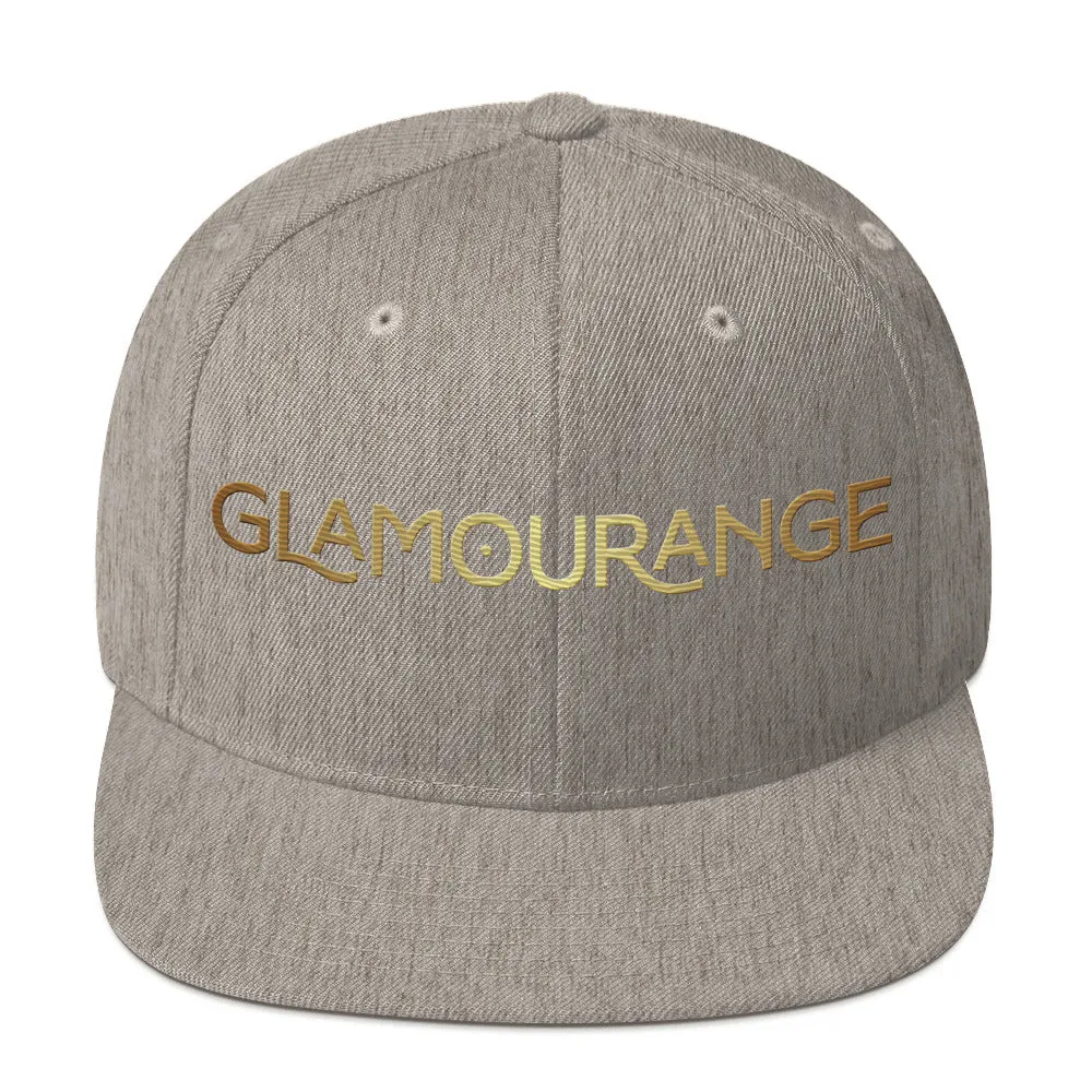 Classic Snapback Hat (Glamourange Limited Editions: Large Logo - 001 Model)