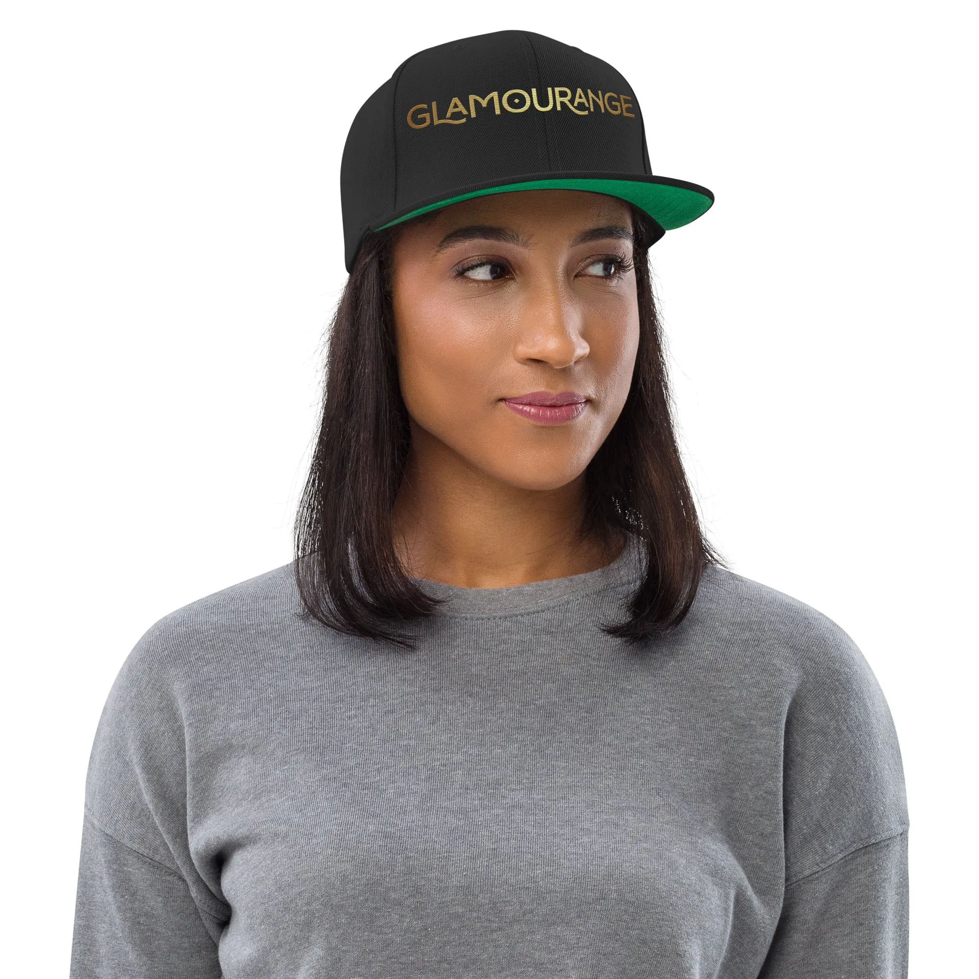 Classic Snapback Hat (Glamourange Limited Editions: Large Logo - 001 Model)