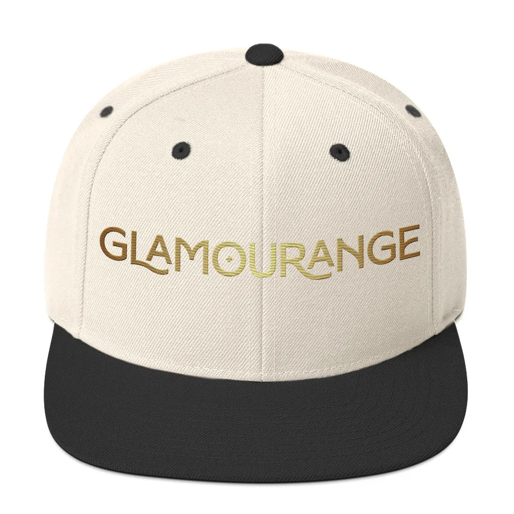 Classic Snapback Hat (Glamourange Limited Editions: Large Logo - 001 Model)