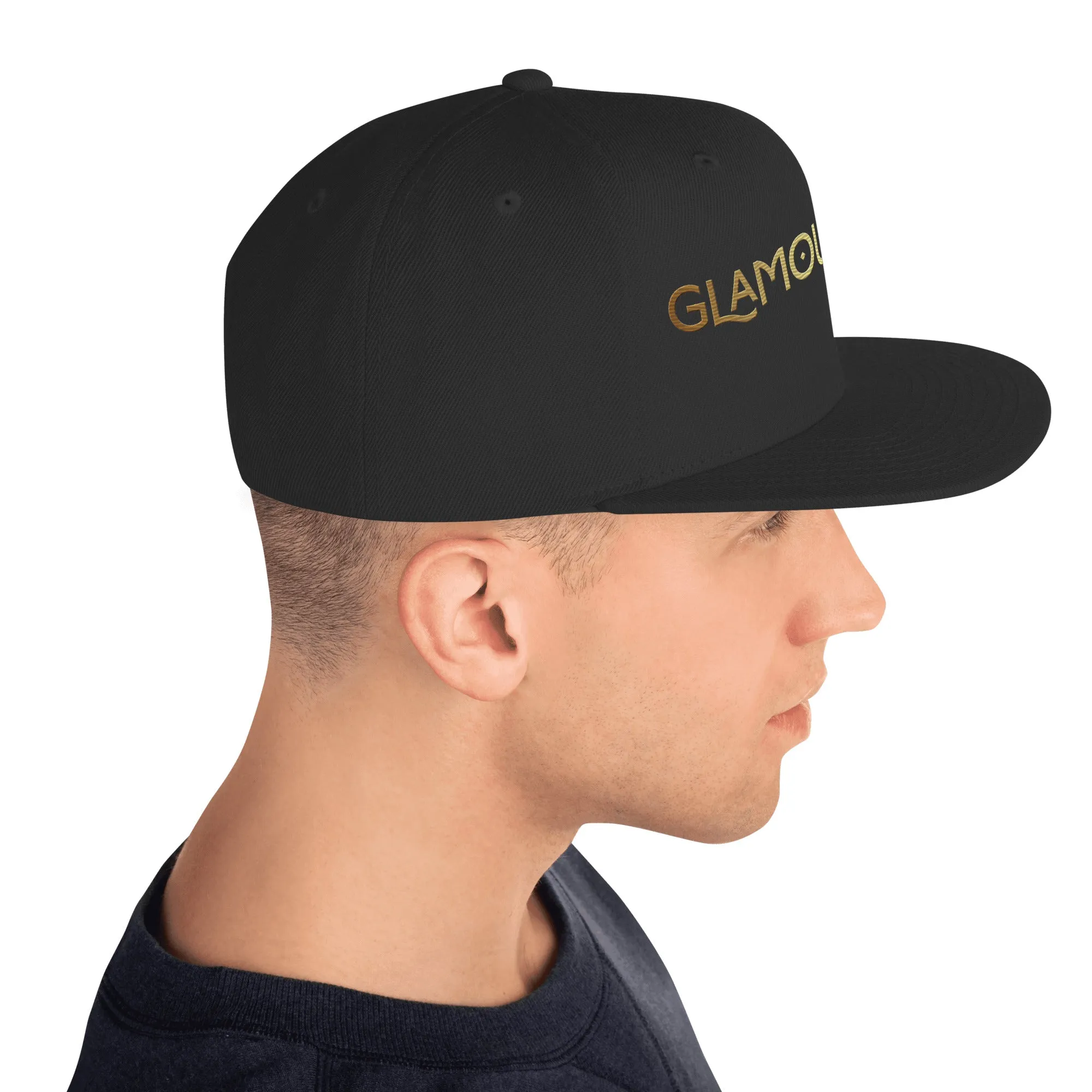 Classic Snapback Hat (Glamourange Limited Editions: Large Logo - 001 Model)