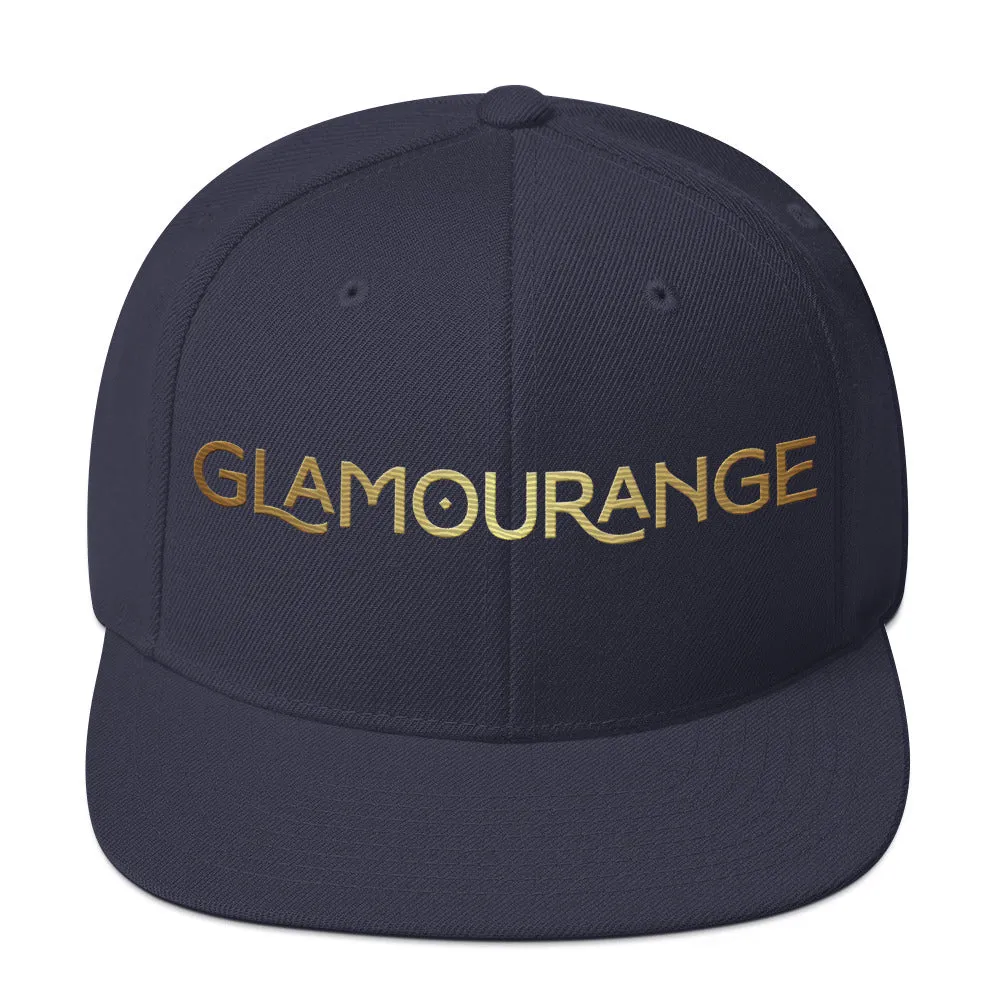 Classic Snapback Hat (Glamourange Limited Editions: Large Logo - 001 Model)