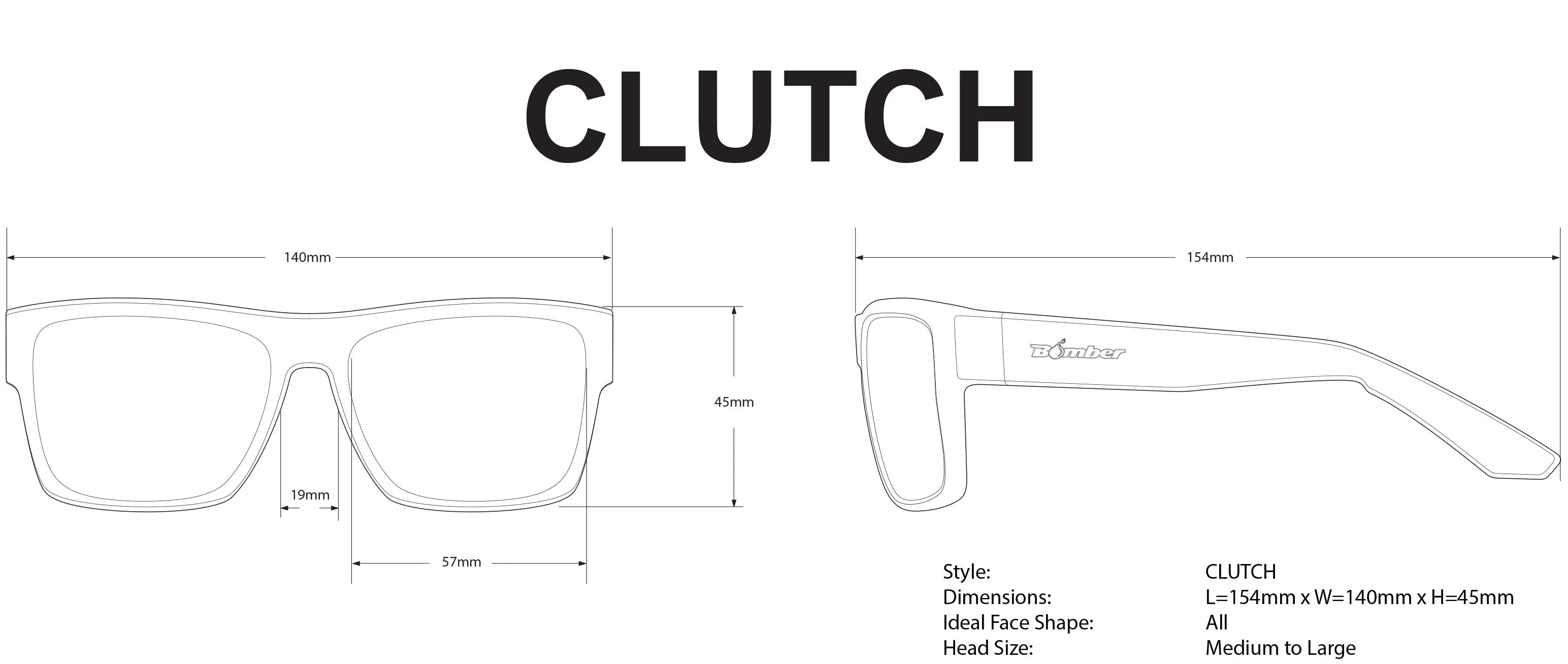 CLUTCH Safety - Silver Mirror Crystal (Grande Available)
