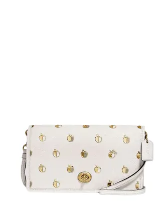 Coach Hayden Foldover Crossbody Clutch With Apple Print