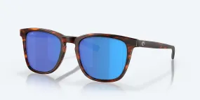 Costa: Sullivan 191 Matte Tortoise Blue Mirror Polarized