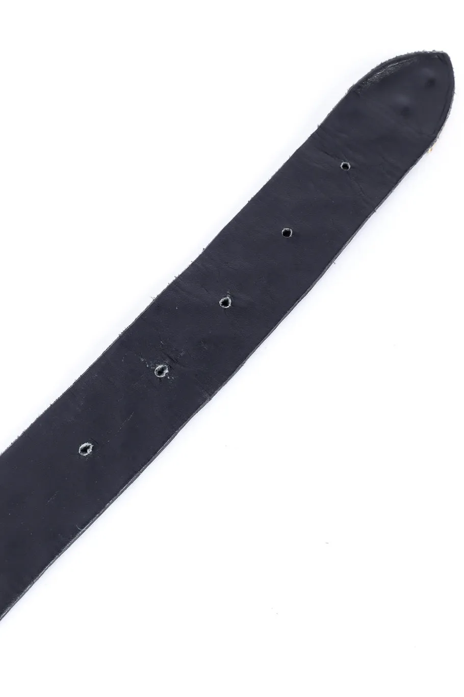 Crystal Studded Leather Belt