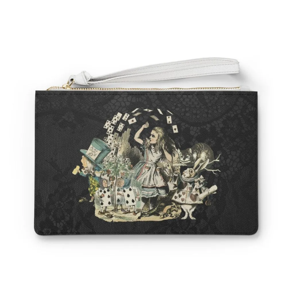 Custom Clutch Purse - Alice in Wonderland Gift # 102 Vintage Series | Gift Idea, Birthday Gift, Women's Clutch Purse