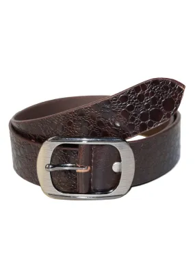Designer Abstract Bubbles Printed Leather Mens Casual Belt