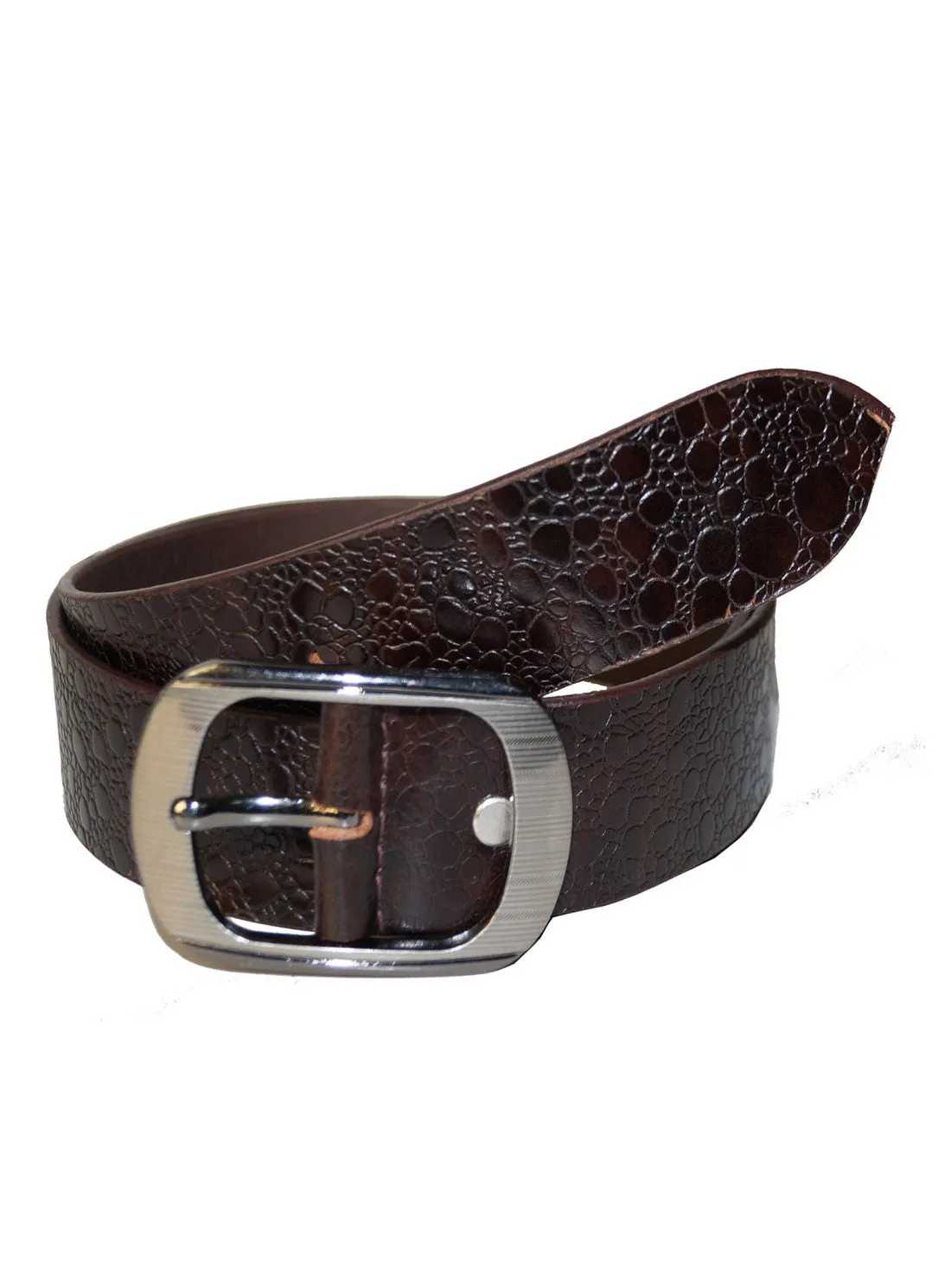Designer Abstract Bubbles Printed Leather Mens Casual Belt