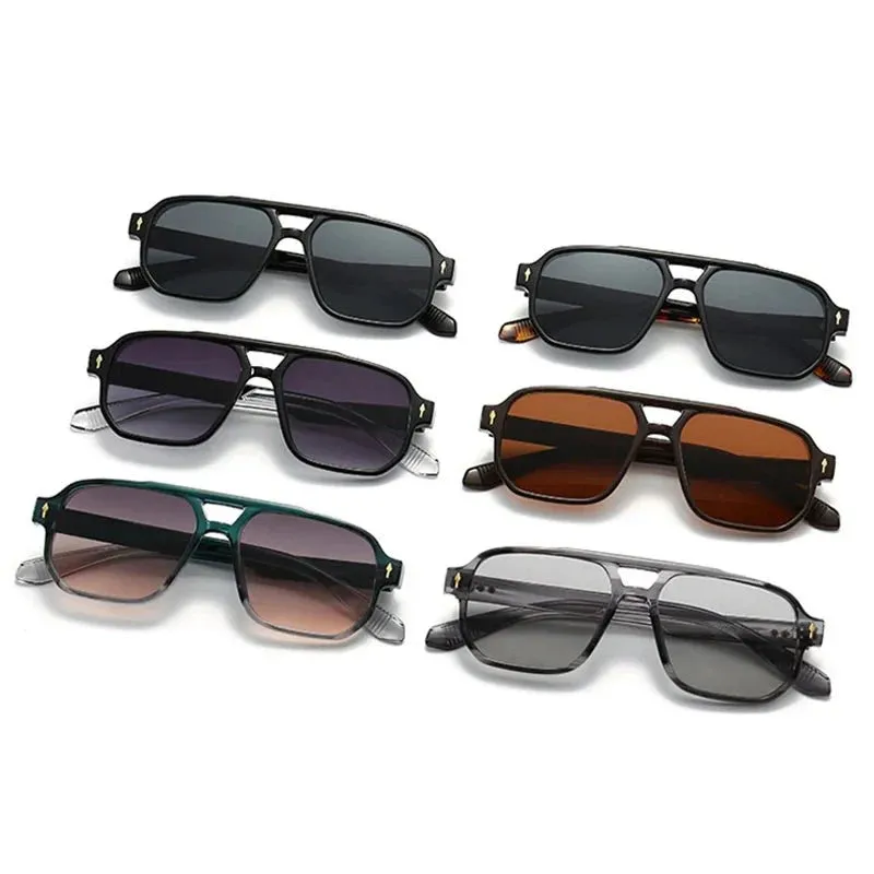 Durable Poly Unisex Sunglasses with Stylish Alloy Frames